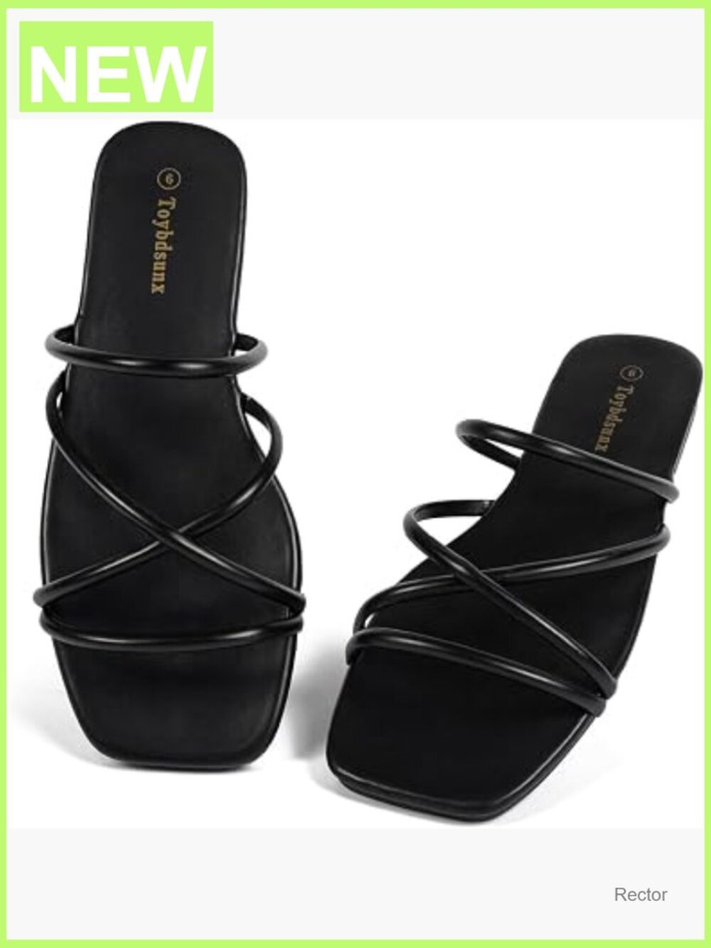 Strappy Flat Sandals with Cushioned Sole for Summer Beach
